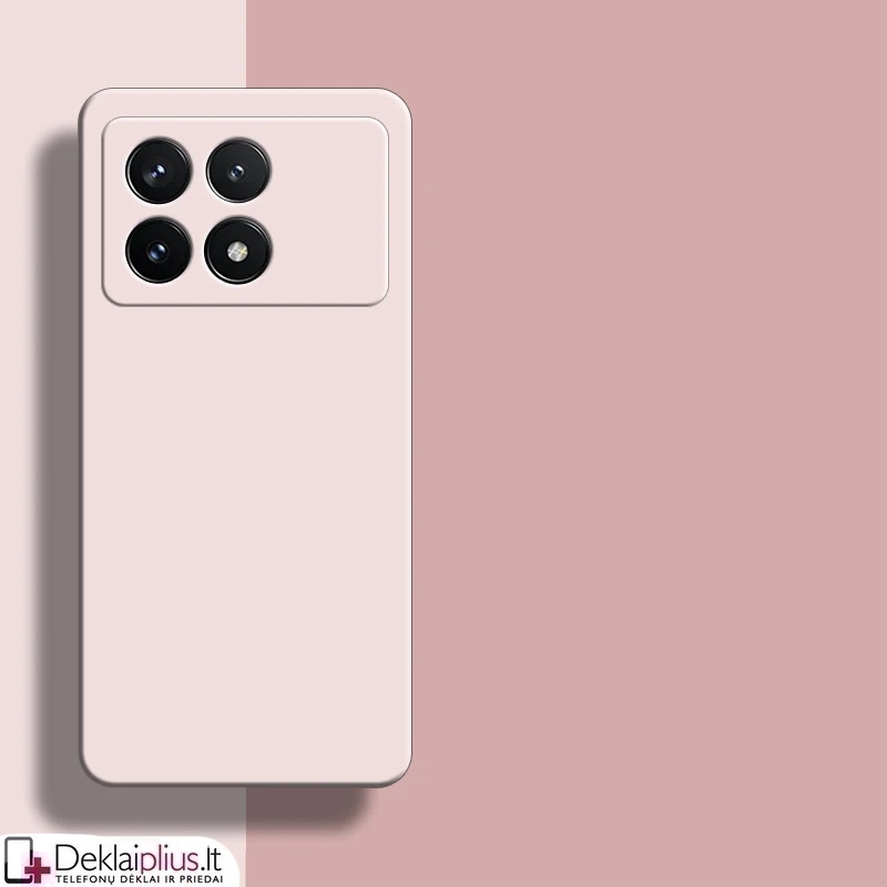 Liquid Air silikoninis rausvas dėklas - su kameros apsauga (Xiaomi Poco F6 Pro 5G) Liquid Air silikoninis rausvas dėklas - su kameros apsauga (Xiaomi Poco F6 Pro 5G)